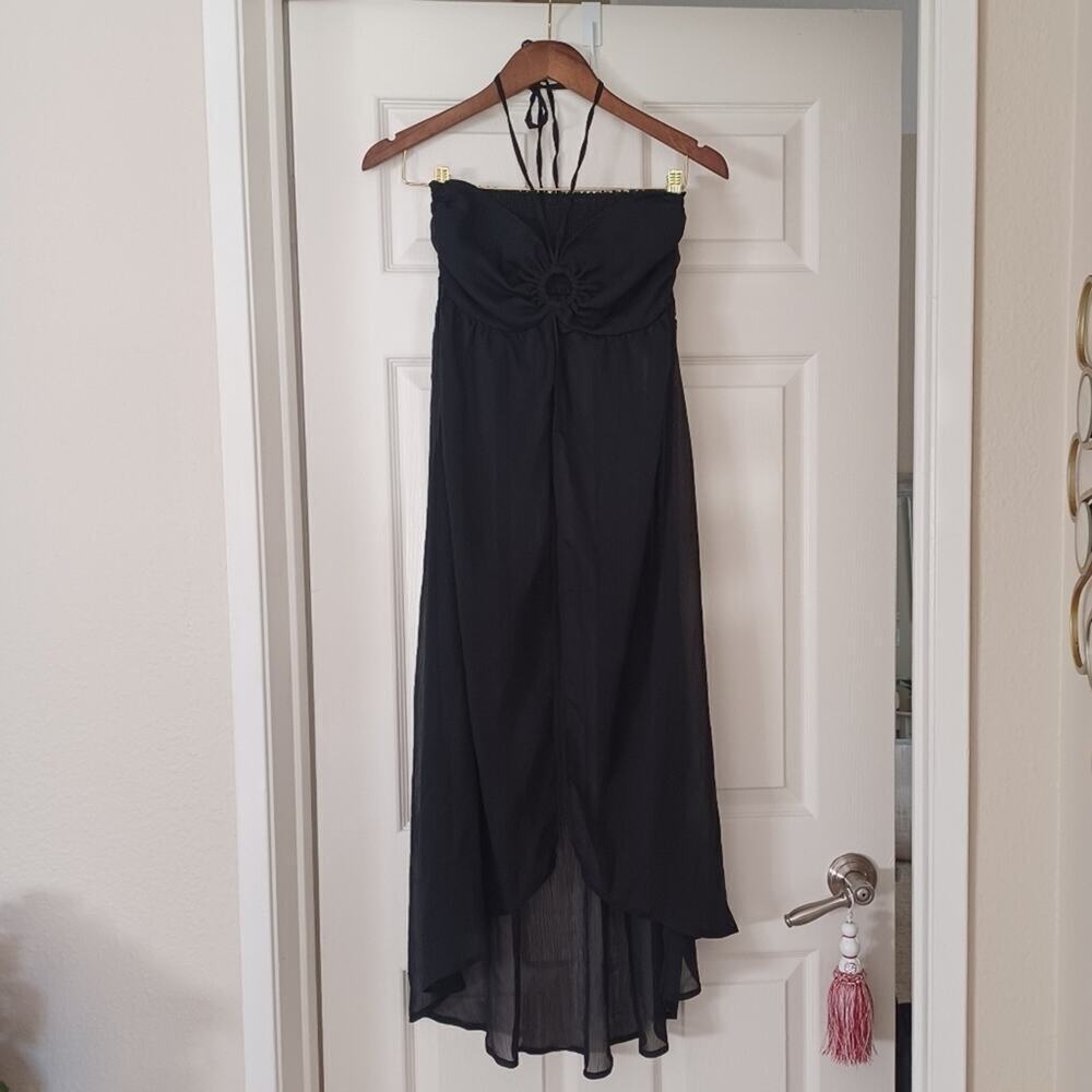 Tommy Bahama Halter Sheer Swim Coverup Black NWT S - Picture 10 of 16